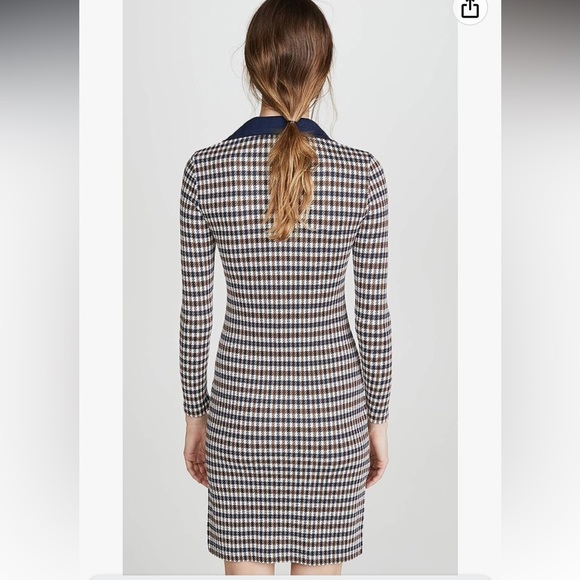 BAUM UND PFERDGARTEN
Houndstooth Print Knee-Length Dress - Picture 5 of 12